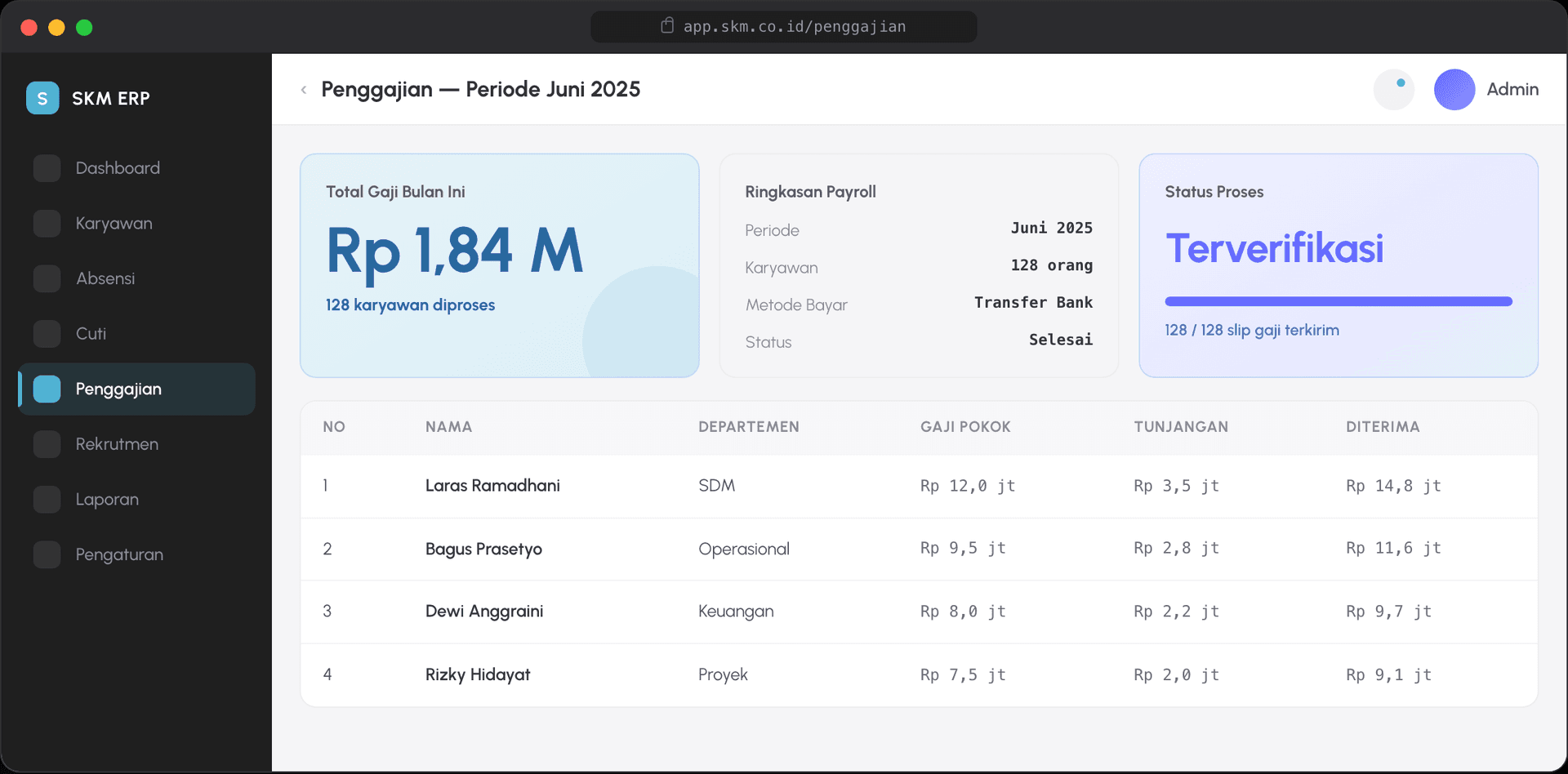 SKM ERP - HR Management