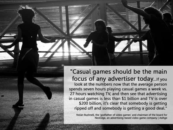 casual games and advertising